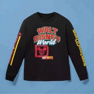 Disney Parks Walt Disney World Long Sleeve Racing Shirt